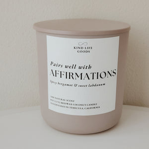 Affirmation Candle