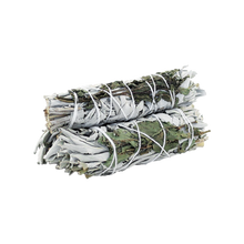 Load image into Gallery viewer, Peppermint &amp; White Sage Organic Smudge Sticks