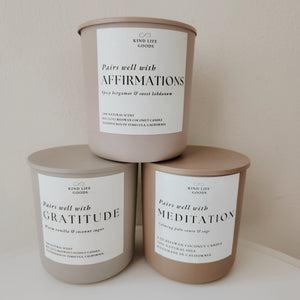 Meditation Candle