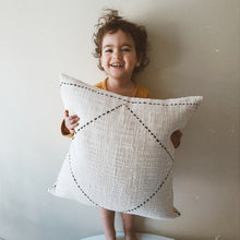 Load image into Gallery viewer, Cream &amp; Black Neutral Pillow