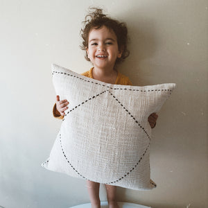 Cream & Black Neutral Pillow