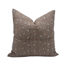 Load image into Gallery viewer, Noelle Block Print Pillow Cover