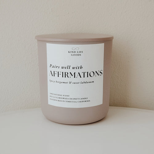 Affirmation Candle