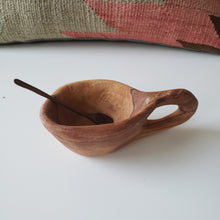 Load image into Gallery viewer, Kenyan Olive Wood Spice Bowl