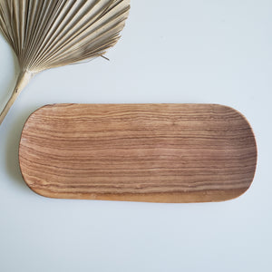 Wild Olive Wood Butter Dish