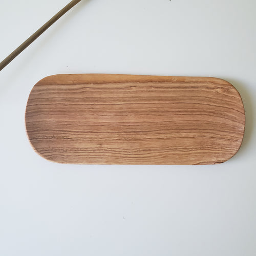 Wild Olive Wood Butter Dish