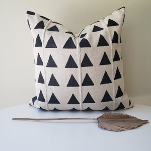 Triangle Block Printed Pillow