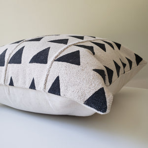 Triangle Block Printed Pillow
