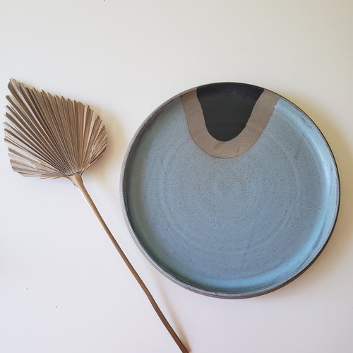 Hand-Painted Terra-cotta Plate