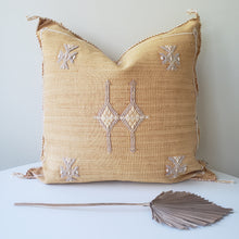 Load image into Gallery viewer, Orange Blossom Cactus Silk Pillow