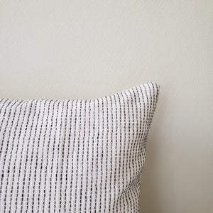 Eve Blue Striped Pillow