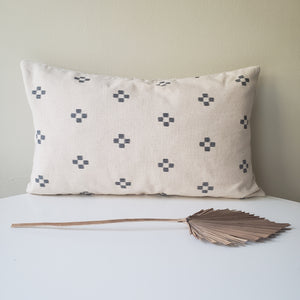 Blue Jewel Hmong Pillow