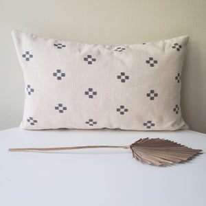 Blue Jewel Hmong Pillow