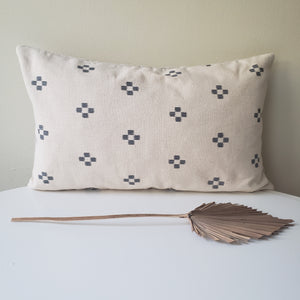 Blue Jewel Hmong Pillow