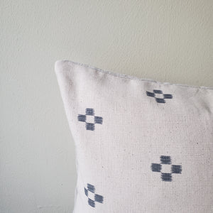 Blue Jewel Hmong Pillow