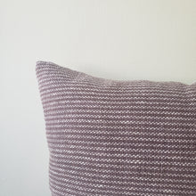 Load image into Gallery viewer, Brown &amp; Cream Striped Pillow