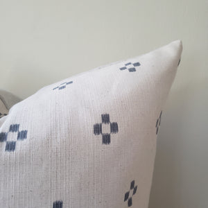 Blue Jewel Hmong Pillow