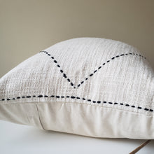 Load image into Gallery viewer, Cream &amp; Black Neutral Pillow