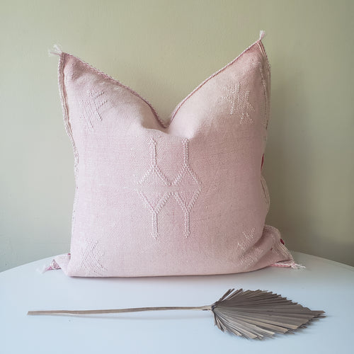 Soft Pink Sabra Silk Pillow