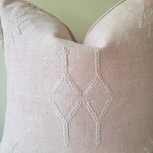 Load image into Gallery viewer, Soft Pink Sabra Silk Pillow