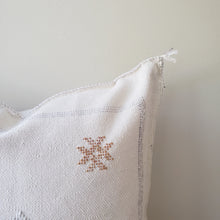 Load image into Gallery viewer, Pearl White Sabra Silk Pillow