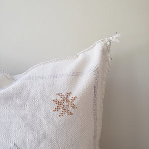Pearl White Sabra Silk Pillow