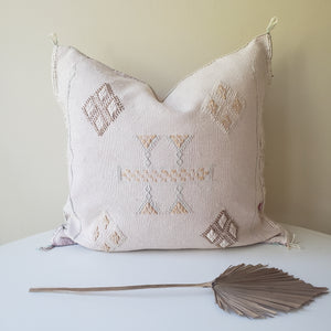 Blush Pink Sabra Silk Pillow