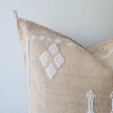 Load image into Gallery viewer, Mustard Sabra Silk Pillow