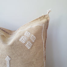 Load image into Gallery viewer, Mustard Sabra Silk Pillow