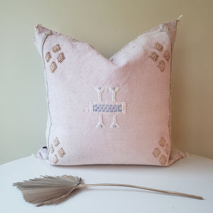 Dreamy Pink Sabra Silk Pillow