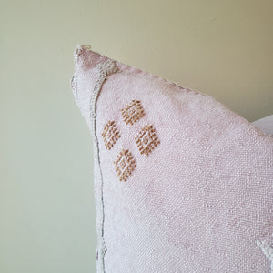 Dreamy Pink Sabra Silk Pillow