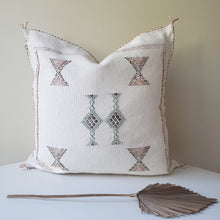 Load image into Gallery viewer, White Moon Sabra Silk Pillow