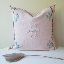 Load image into Gallery viewer, Light Pink Sabra Silk Pillow