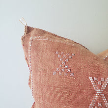 Load image into Gallery viewer, Caramel Terracotta Sabra Silk Pillow