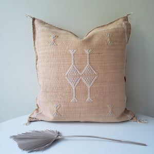 Tangerine Mustard Sabra Silk Pillow
