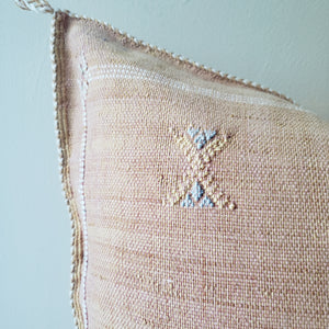Tangerine Mustard Sabra Silk Pillow