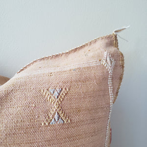 Tangerine Mustard Sabra Silk Pillow