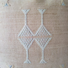 Load image into Gallery viewer, Tangerine Mustard Sabra Silk Pillow