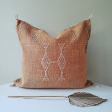 Load image into Gallery viewer, Terracotta Sabra Silk Pillow