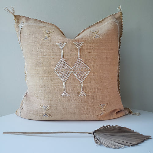 Golden Sand Sabra Silk Pillow