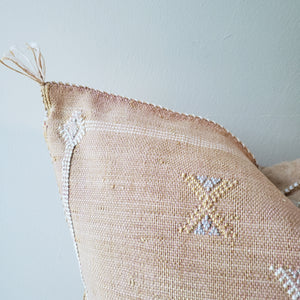 Golden Sand Sabra Silk Pillow