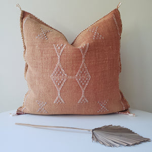 Terracotta Sabra Silk Pillow