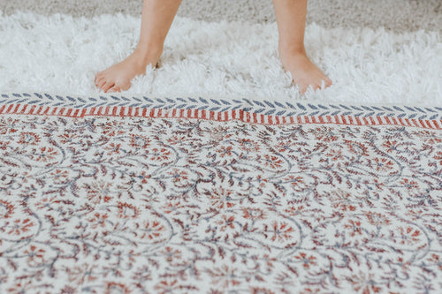 Yahli-Cotton Dhurrie Rug