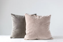 Load image into Gallery viewer, Grey Moon Velvet Pillow