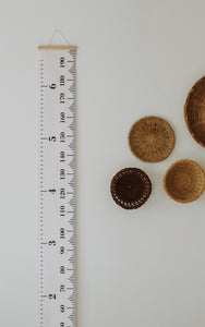 Wood and Canvas Growth Chart