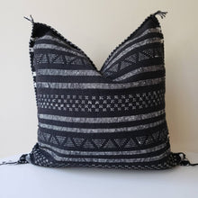 Load image into Gallery viewer, Black Sabra Silk Pillow