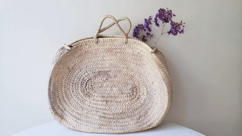 Oval Straw Basket