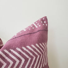 Load image into Gallery viewer, Plum Block Printed Pillow