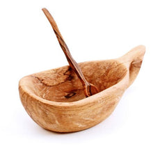 Load image into Gallery viewer, Kenyan Olive Wood Spice Bowl