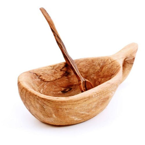 Kenyan Olive Wood Spice Bowl